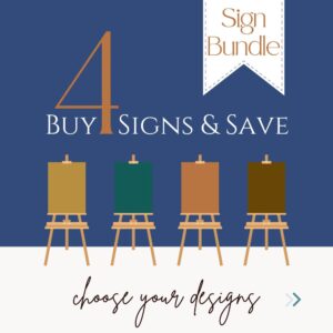 4 Event Signs Bundle