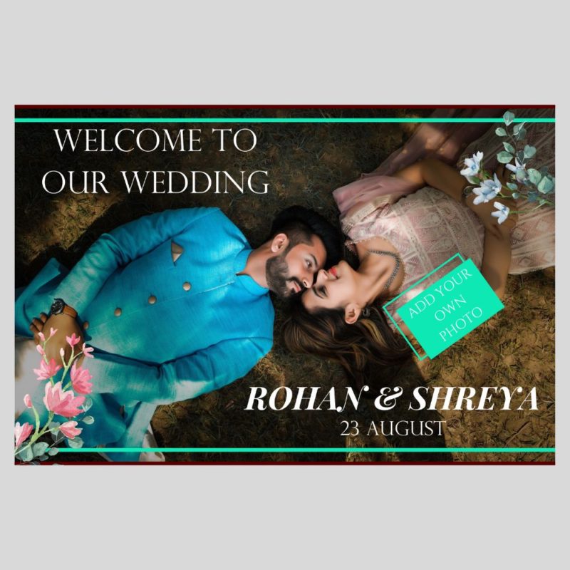 Wedding Picture Welcome Sign