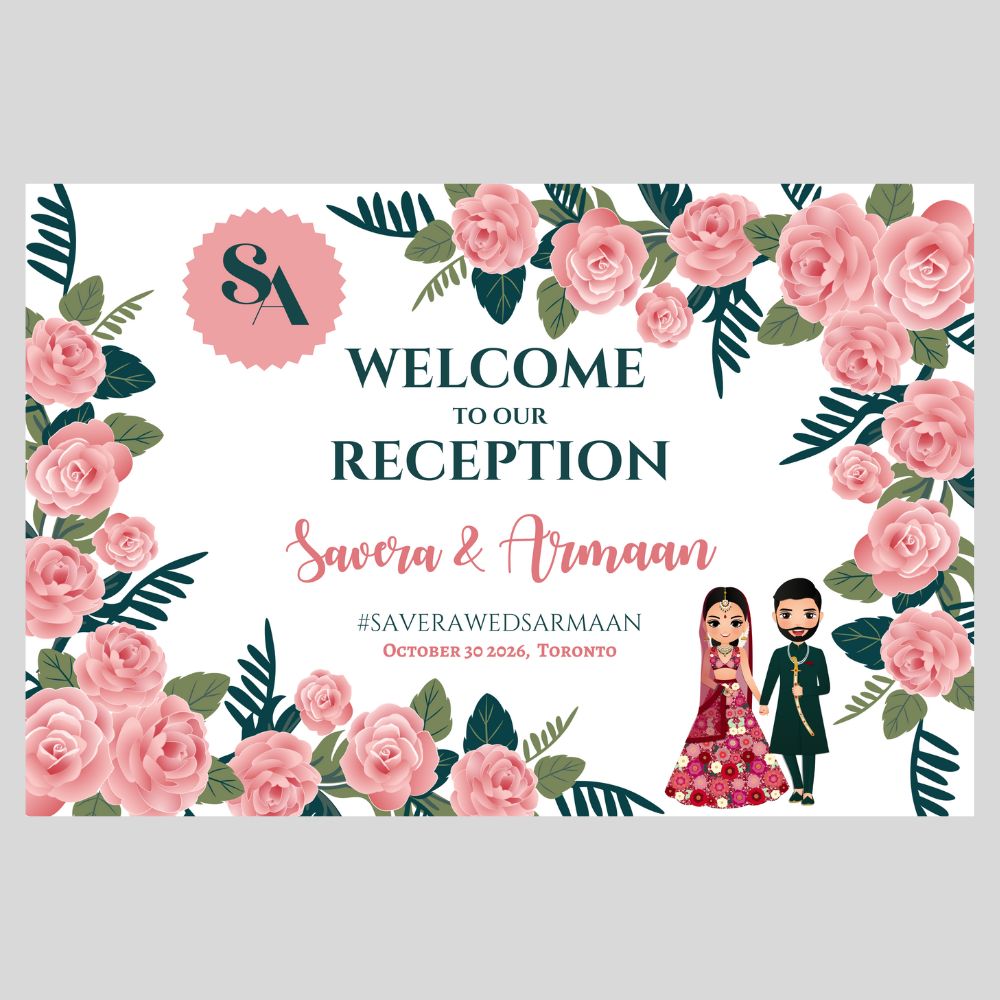 Wedding Reception Welcome Sign