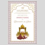 Sikh Ceremony Welcome Sign